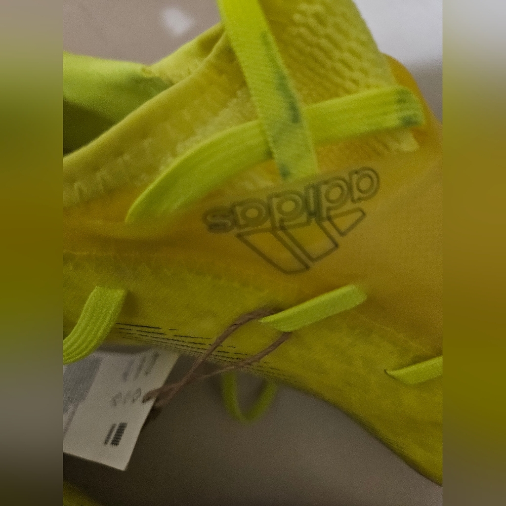 Adidas Neon Yellow Soccer Cleats - Picture 4 of 6